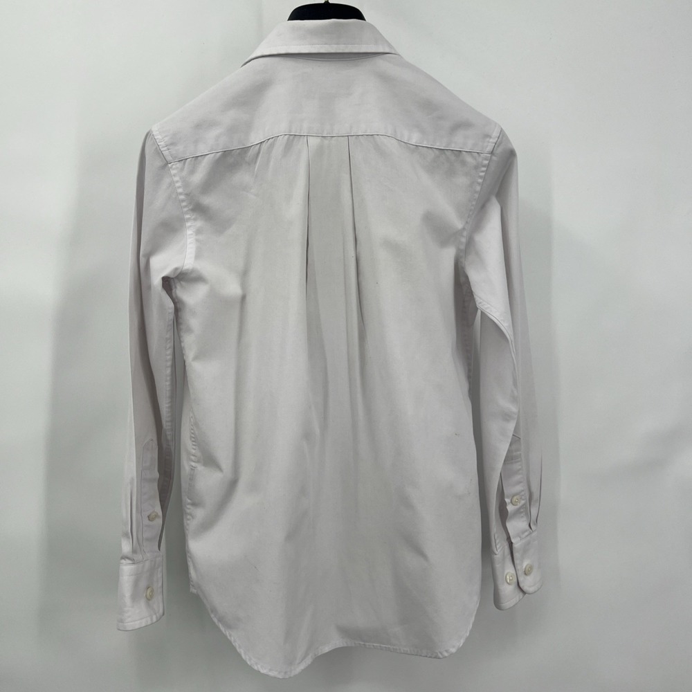 Polo Ralph Lauren Boys White Button Down Oxford Shirt Youth Size 8 Logo - Picture 2 of 9
